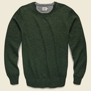Faherty
SCONSET CREW SWEATER - SPRUCE HEATHER